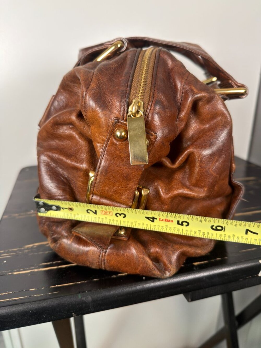 Kooba Brown Leather Shoulder Bag Purse - Picture 10 of 15